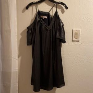 Black shimmery dress